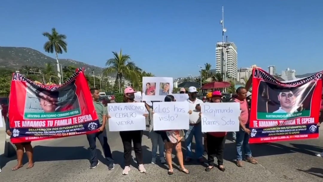 Exigen localizar a tres estudiantes desaparecidos del Tecnológico de Acapulco