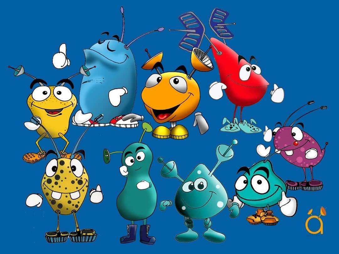 Personajes de proyecto Antenas.
