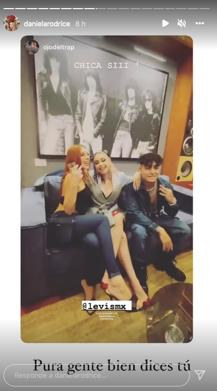 Daniela Rodrice convive con Alemán