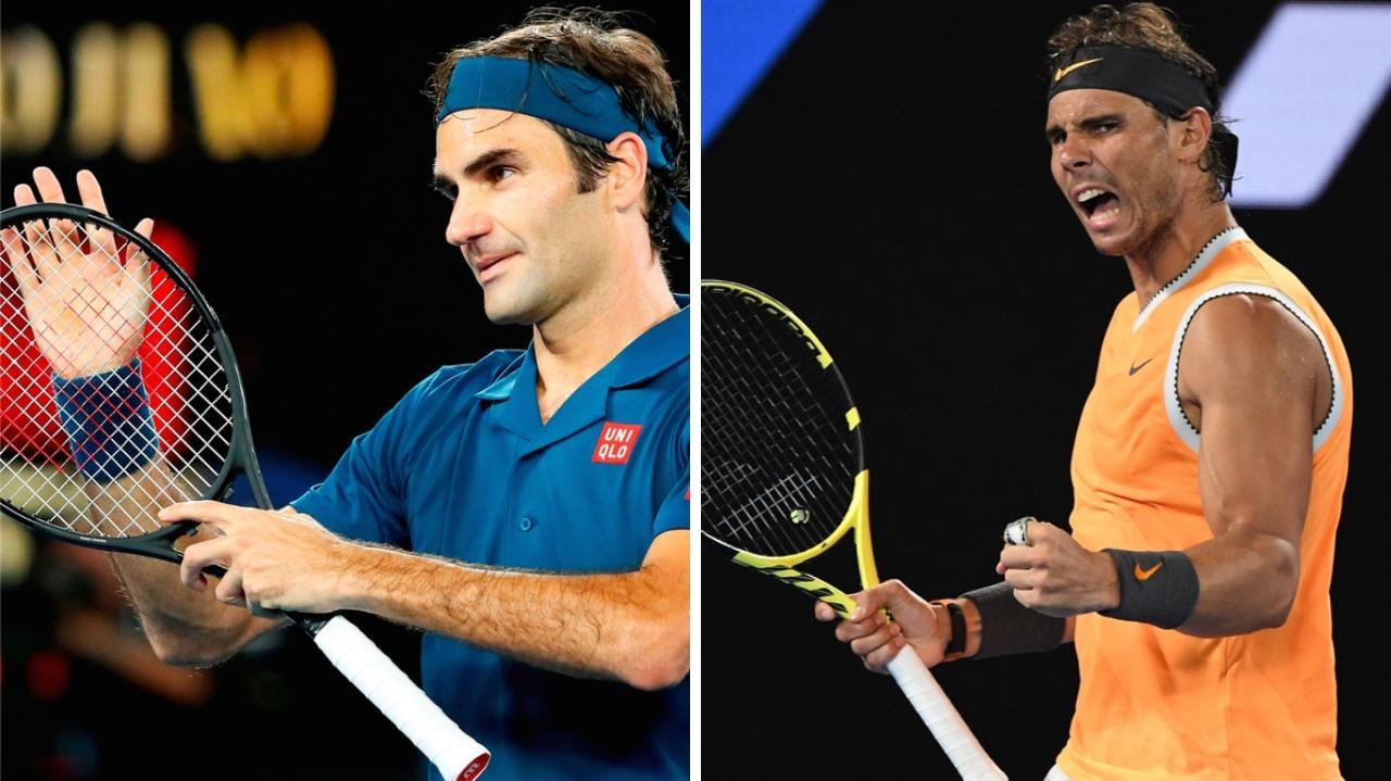 Federer y Nadal.