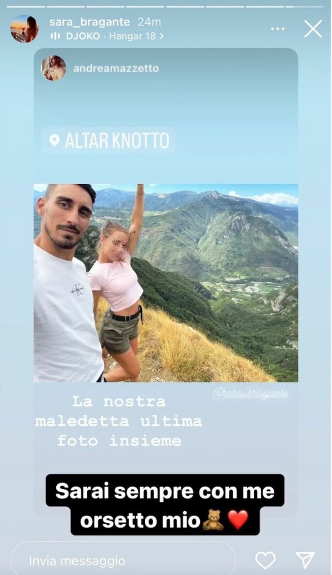 La última selfie de una pareja, antes de que uno de los dos cayera por una barranca