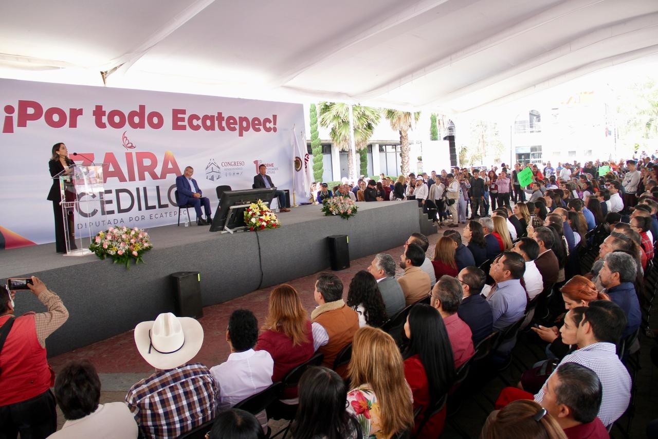 Zaira Cedillo destaca avances en educación, justicia y derechos humanos