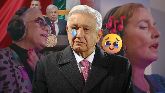 AMLO llora en su última mañanera