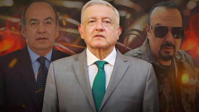 AMLO reacciona a la confesión de Felipe Calderón a Pepe Aguilar sobre narcotráfico