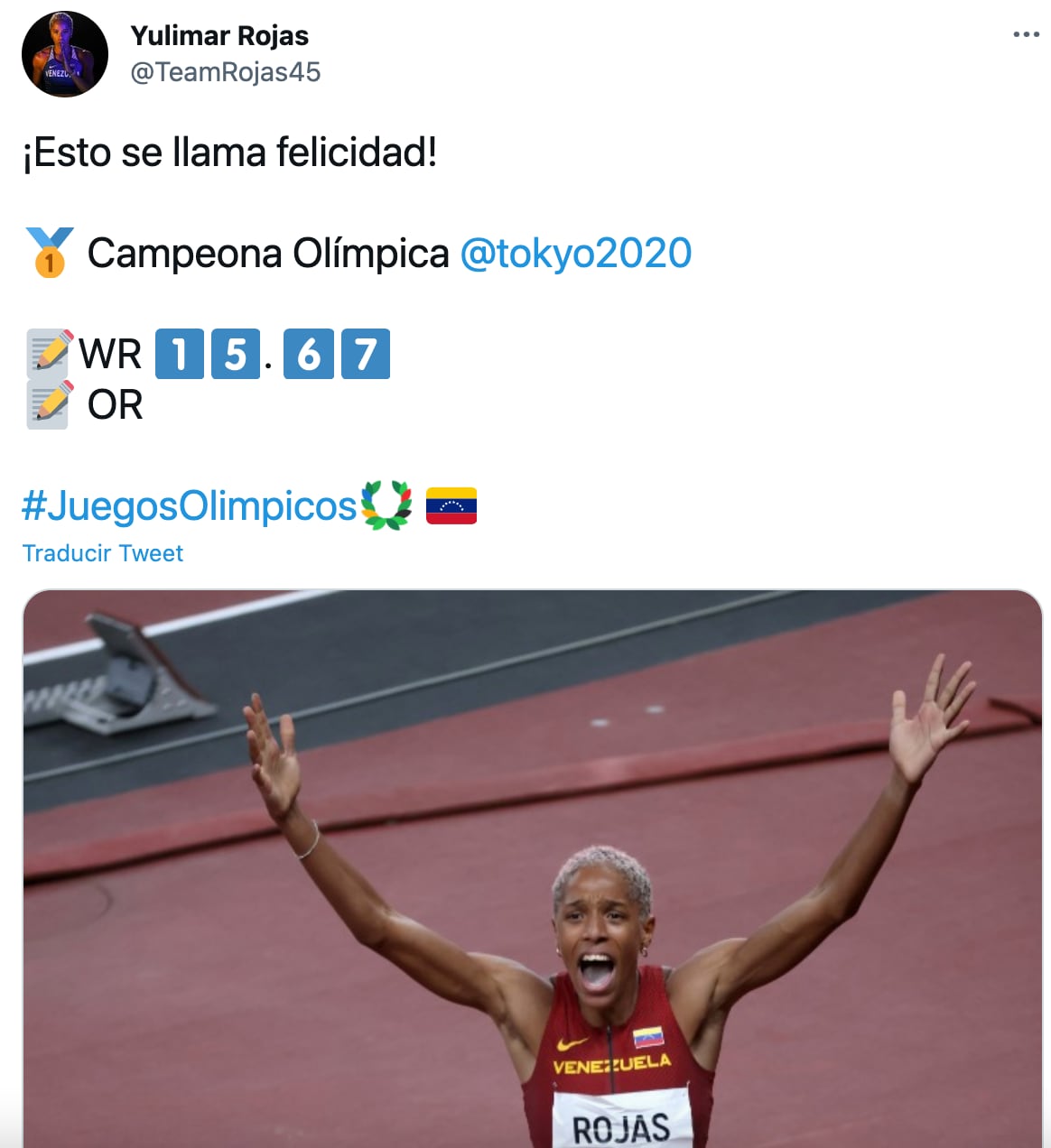 Declaración de Yulimar Rojas