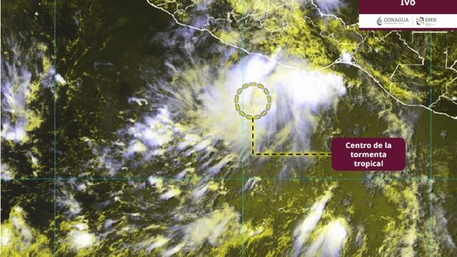 Tormenta tropical Ivo hoy 6 de agosto