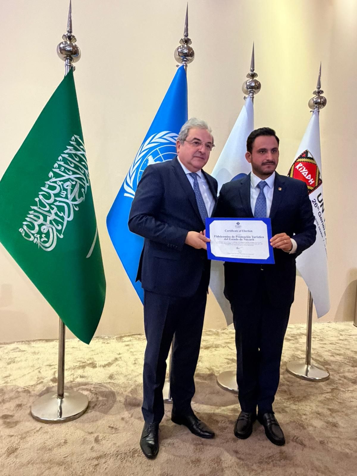 ONU Turismo reconoce a Nayarit por su liderazgo y visión de futuro