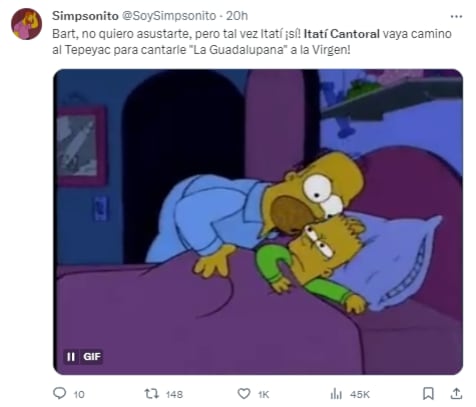 Memes de Itatí Cantoral cantando ‘La Guadalupana