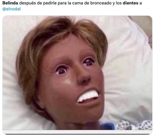 Memes sobre los dientes de Belinda