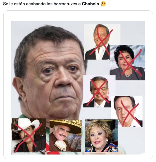 Memes de Chabelo tras muerte de Carmen Salinas