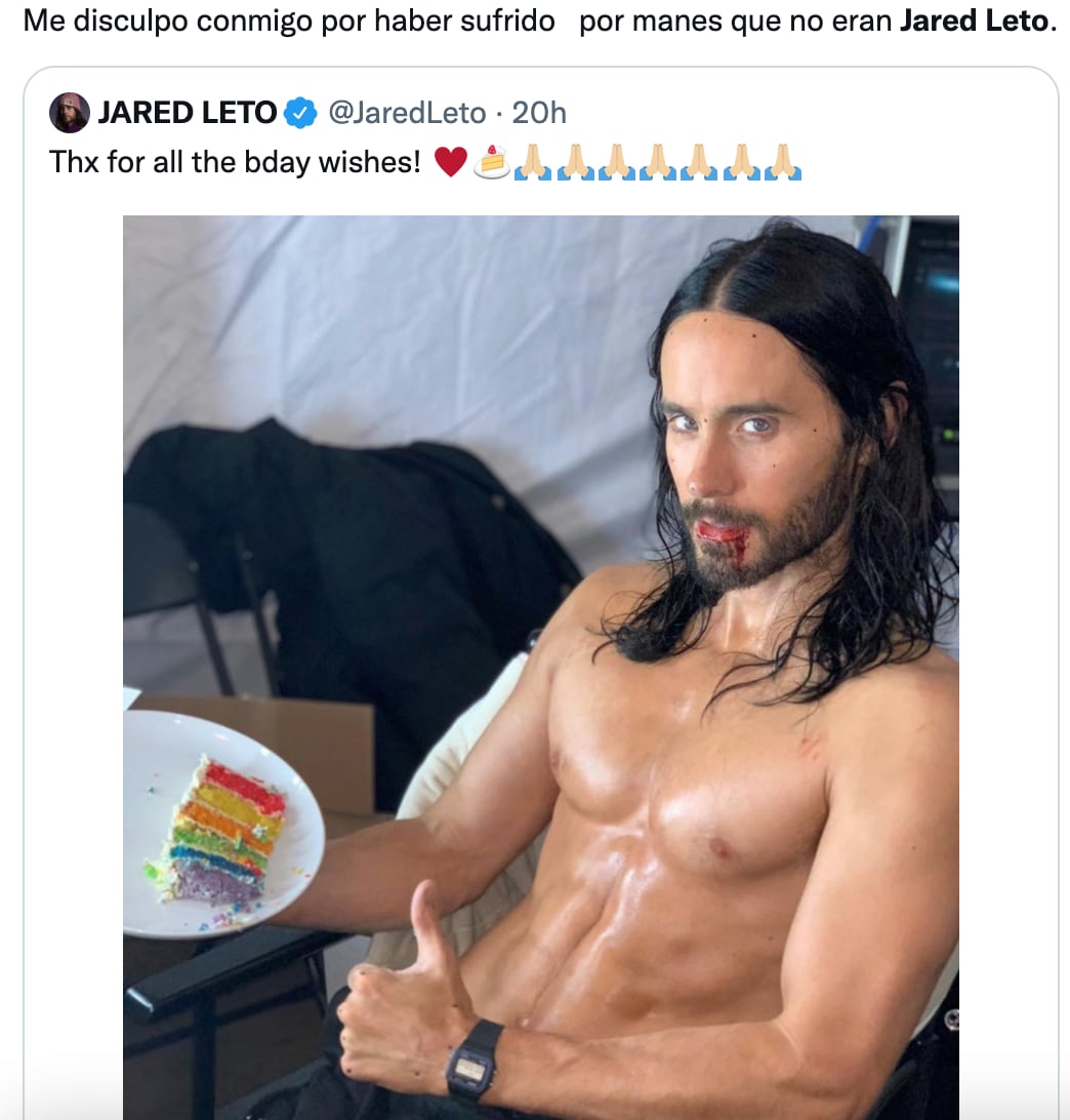 Memes del cumpleaños 50 de Jared Leto
