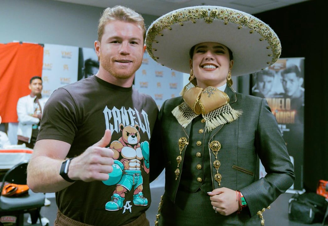 Camila Fernández y Saúl 'Canelo' Álvarez