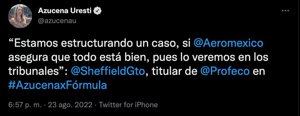 Aeroméxico podría recibir sanciones y denuncias si siguen con retrasos, amenaza Profeco