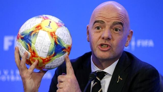 Infantino en el Congreso FIFA.