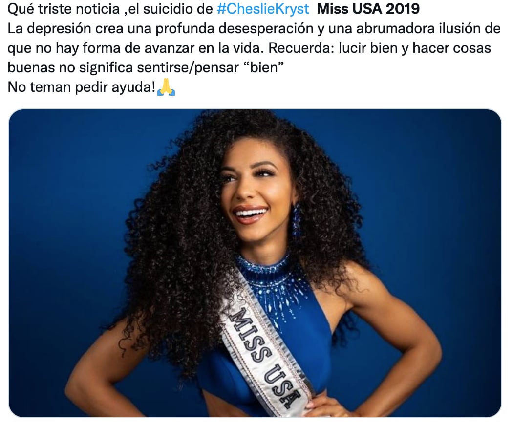 Reacciones a la muerte de Cheslie Kryst