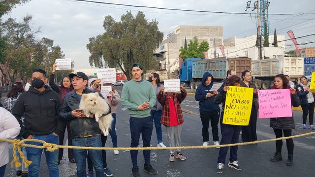 Protestan por falta de agua y construcción de edificios