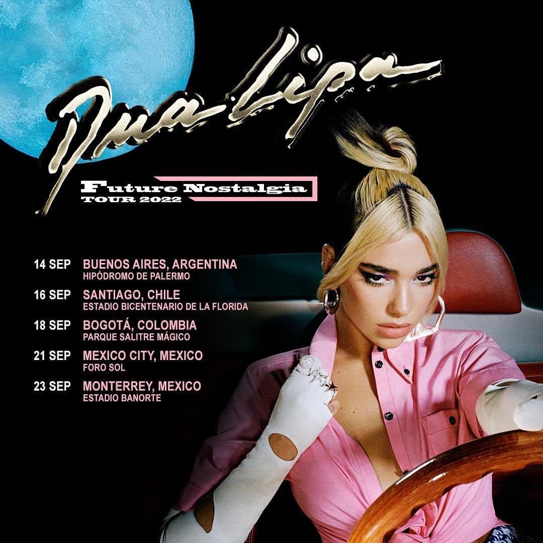 Fechas de las presentaciones de Dua Lipa
