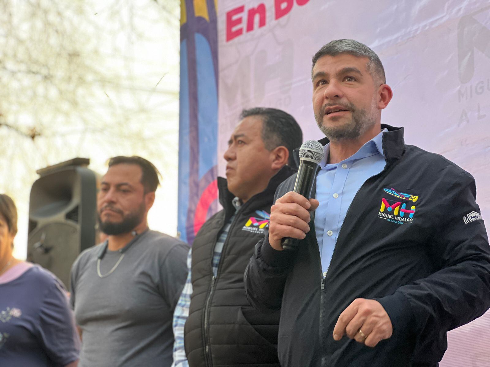 Mauricio Tabe en la inauguración del parque Pet Friendly de Miguel Hidalgo