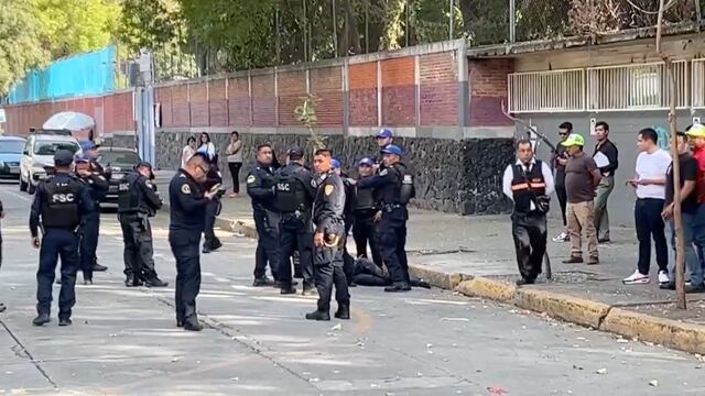 Reportan herido de bala tras pleito en Fuente de Cibeles