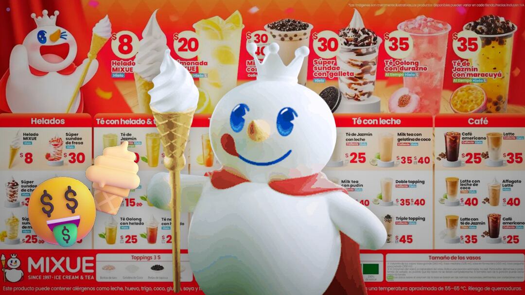Precios de Mixue en México: cuánto cuestan los helados de la cadena china