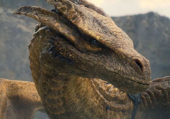 Syrax de La Casa del Dragón