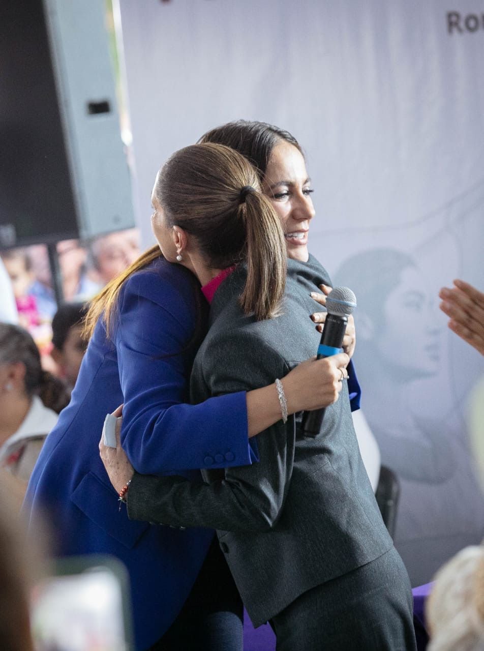 Libia Dennise García y Claudia Sheinbaum