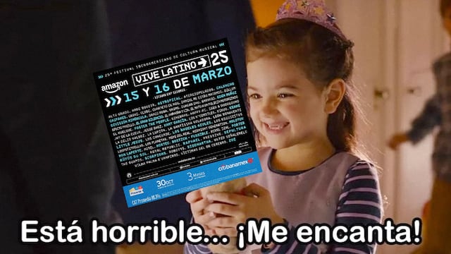 Memes por el cartel del Vive Latino 2025