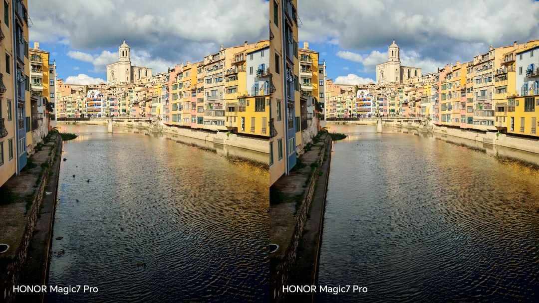 Fotos tomadas con HONOR Magic7 Pro, función "Goma de borrar AI"