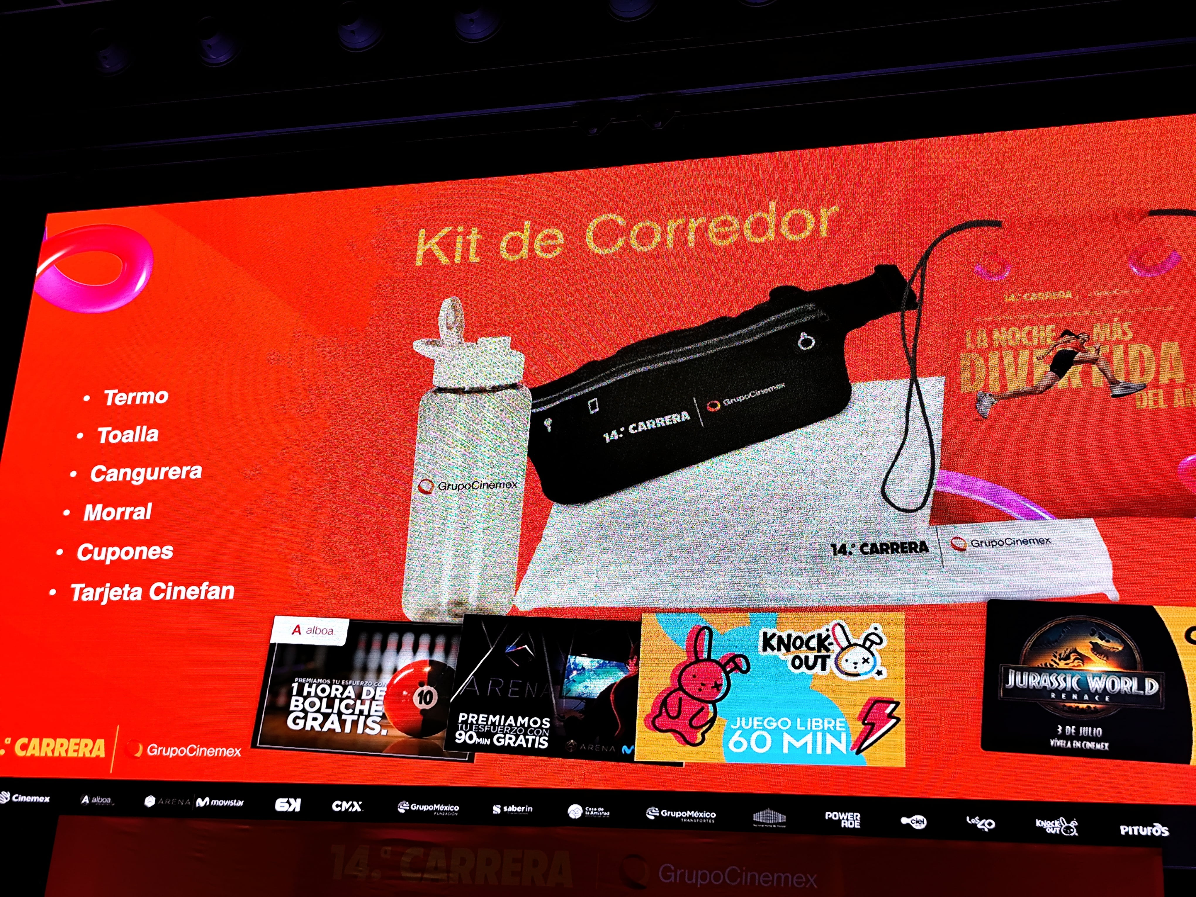 Carrera nocturna Cinemex 2025