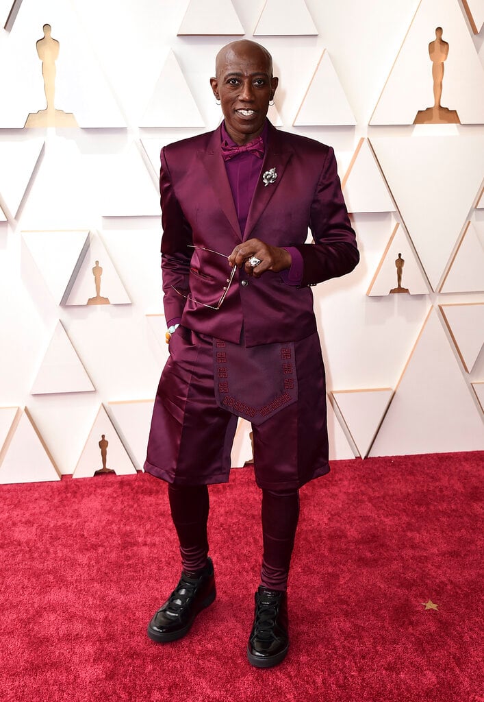Wesley Snipes arrives at the Oscars