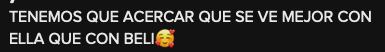 Usuarios dicen que Cazzu se ve mejor con Christian Nodal que Belinda.