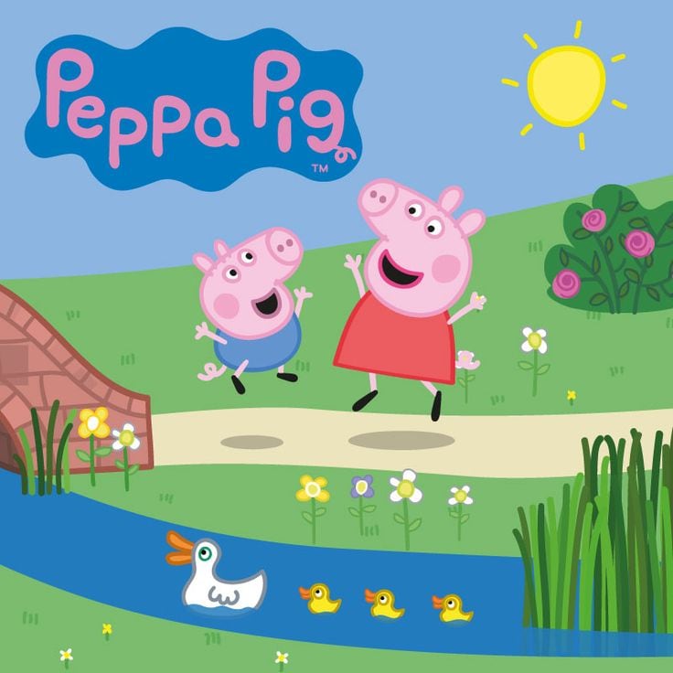 Fondos de pantalla de Peppa Pig y su hermano George gratis para computadora