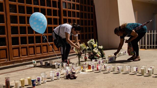 Velan a bebé asesinado en iglesia de Fresnillo