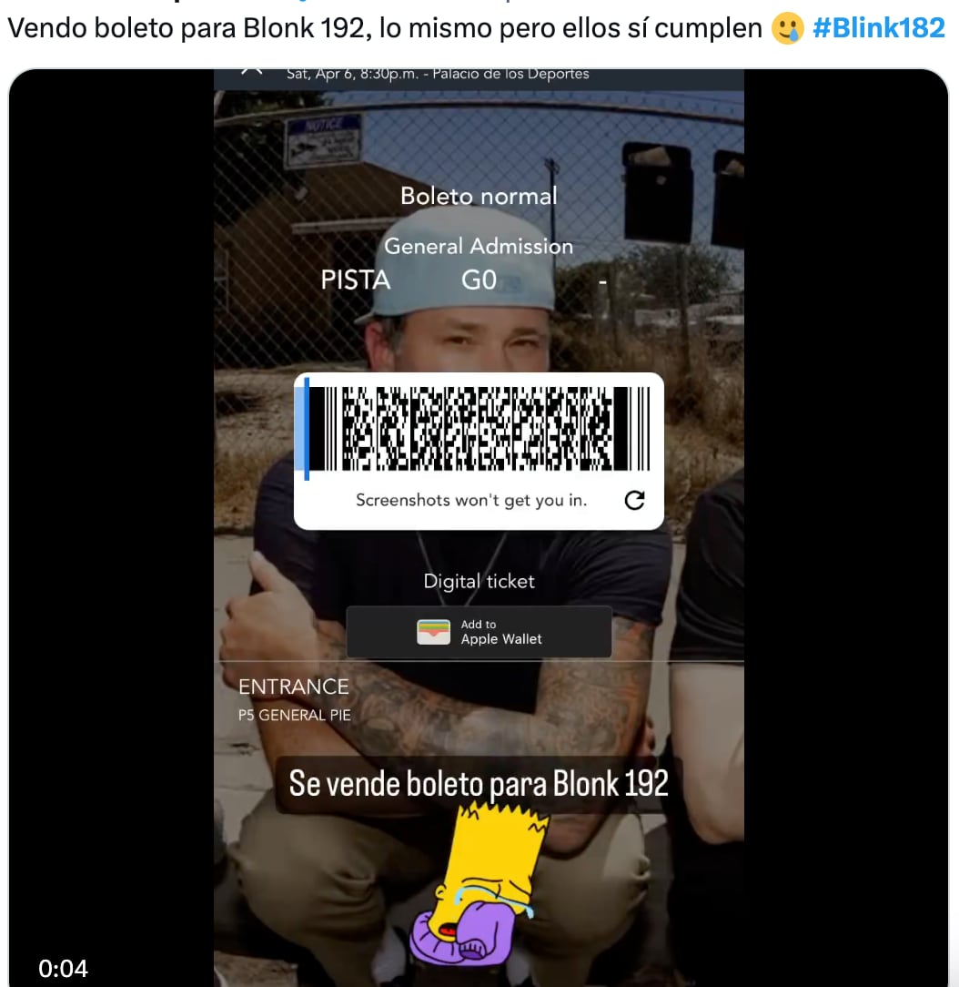 Memes de la cancelación de los conciertos de Blink 182