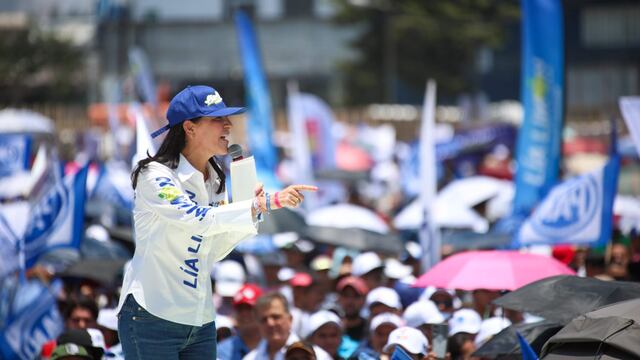 Lía Limón en su cierre de campaña