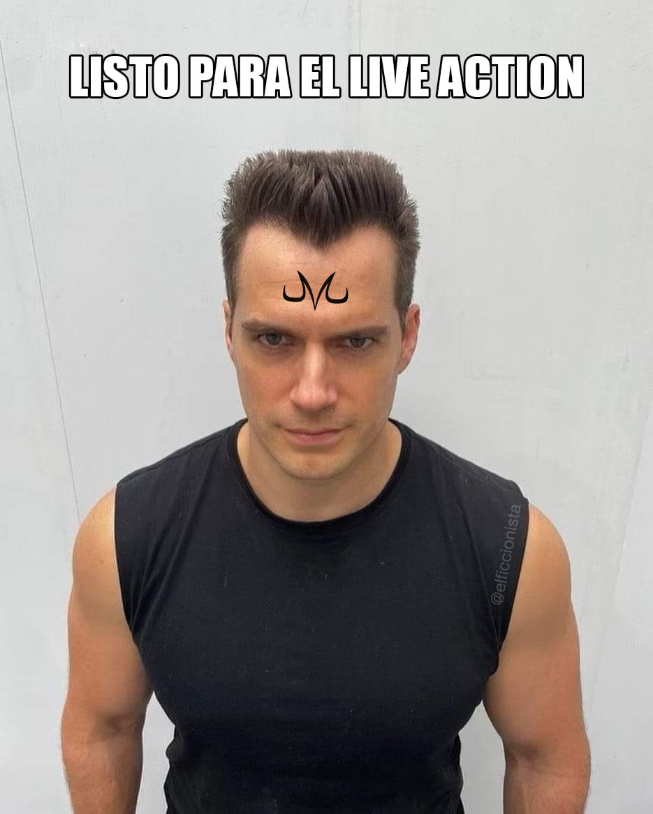 Memes de Henry Cavill como Vegeta