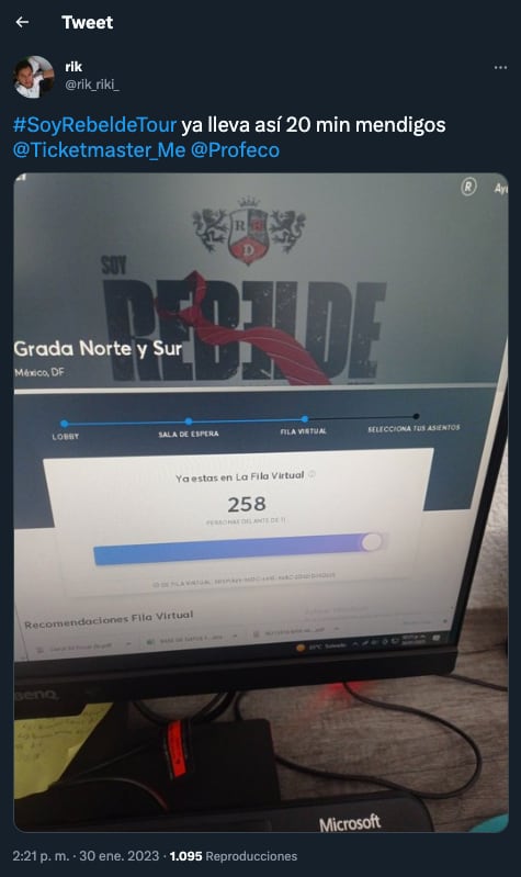 Ticketmaster se inunda de quejas por fallas en su página