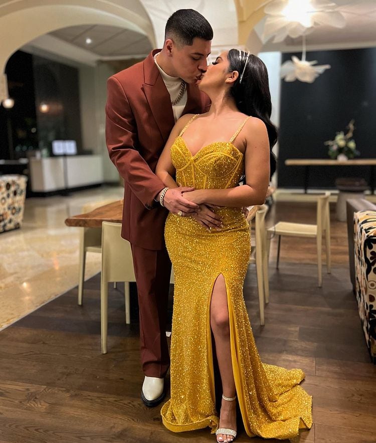Eduin Caz y su esposa Daisy Anahy