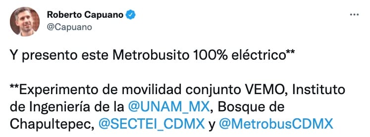 Roberto Capuano, director general del Metrobús de la CDMX