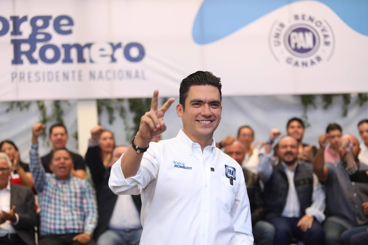 Jorge Romero arranca campaña por la dirigencia del PAN
