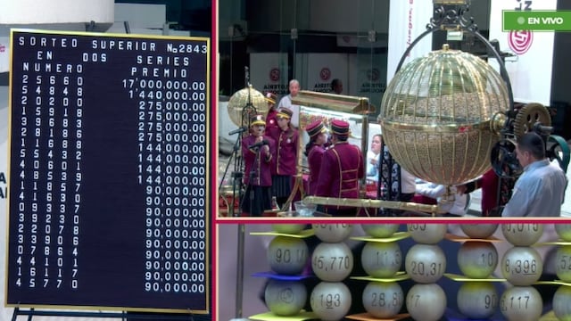 Resultados Sorteo Superior 2843 de Lotería Nacional: Ganadores de hoy 2 de mayo