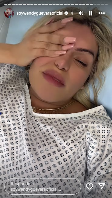 Wendy Guevara desde el hospital