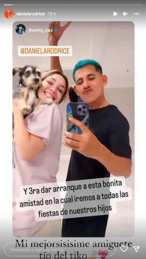 Daniela Rodrice y Jhonny Caz