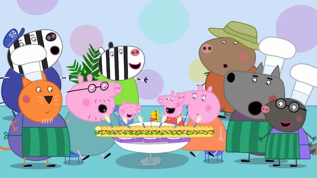 Peppa Pig, sandwiches