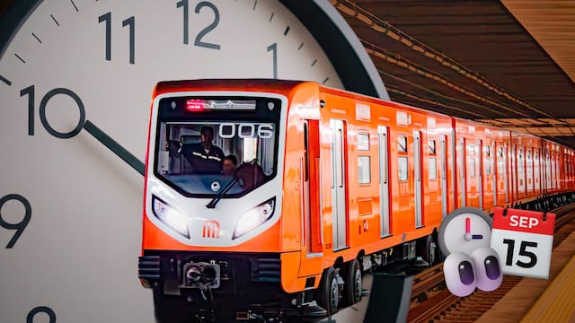 Metro CDMX amplía horario en Líneas 1, 2 y 3 por el Grito de Independencia