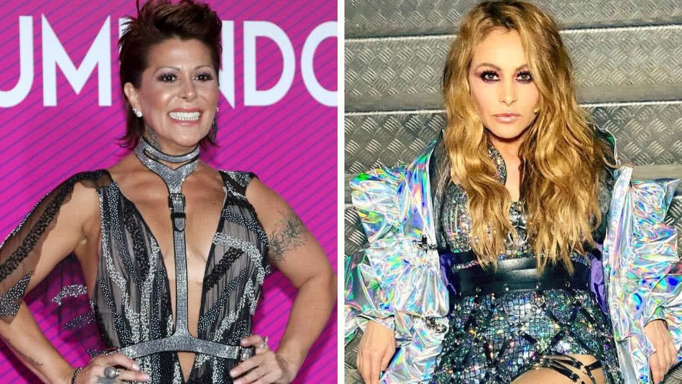 Paulina Rubio y Alejandra Guzmán