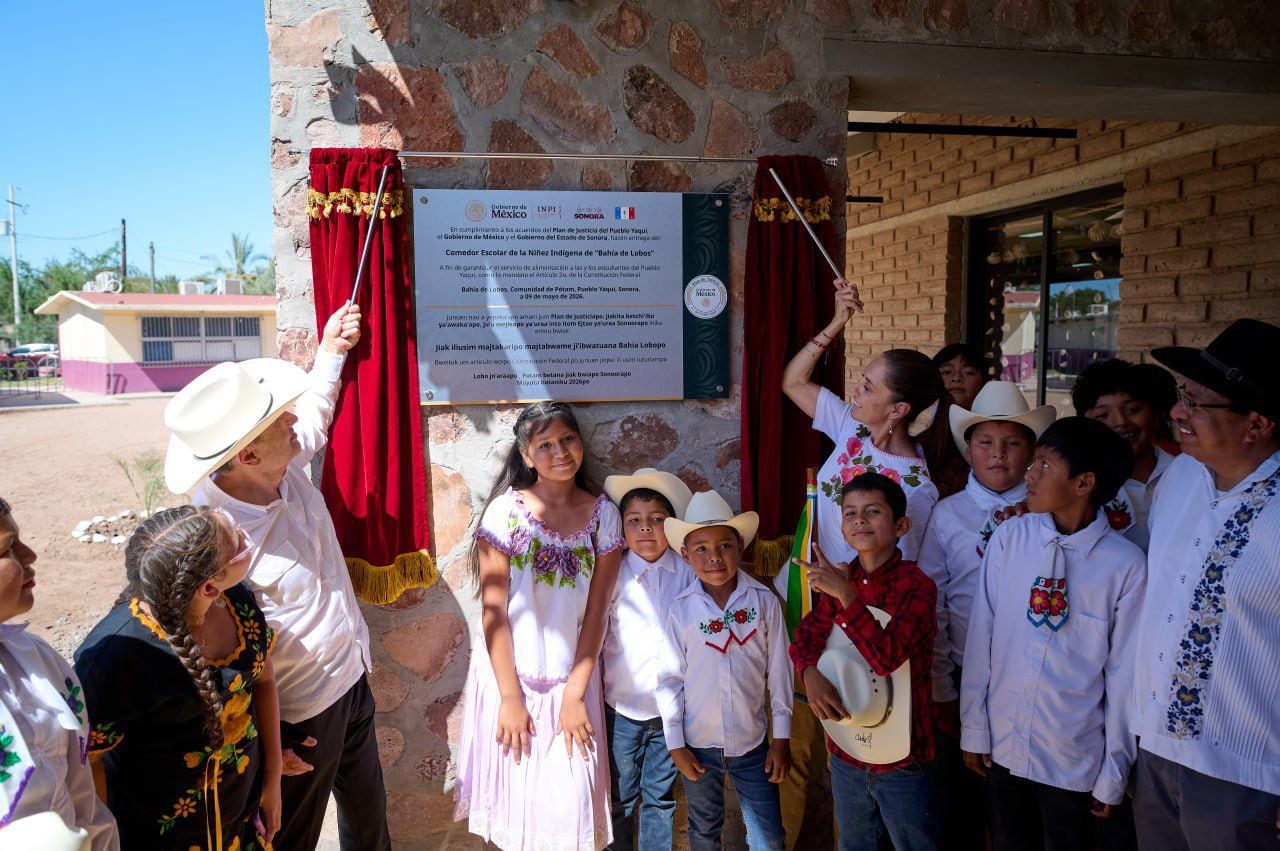 Sonora opera 27 comedores escolares indígenas con apoyo del Plan Yaqui.