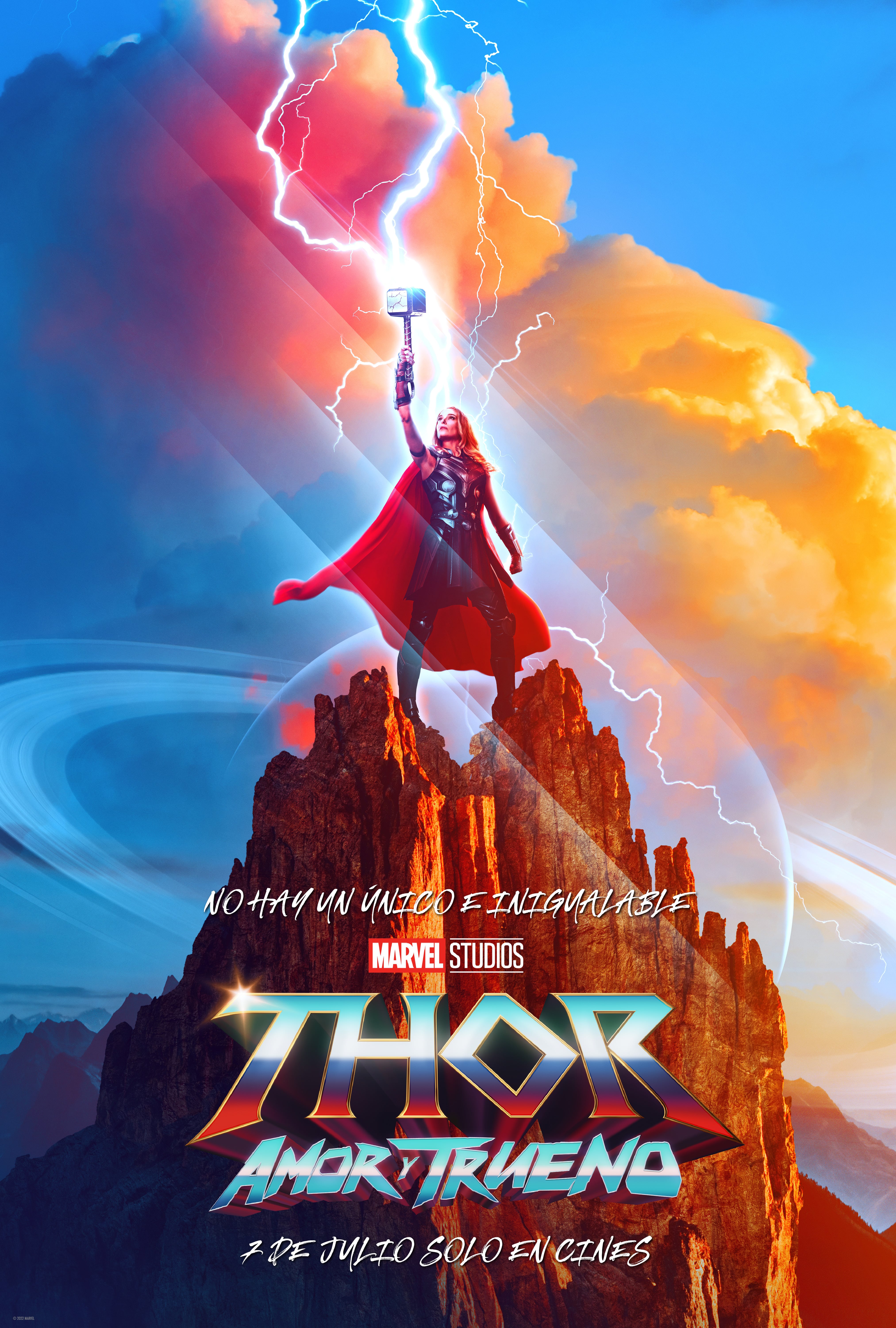 Póster de Thor: Love and Thunder con Jane Foster