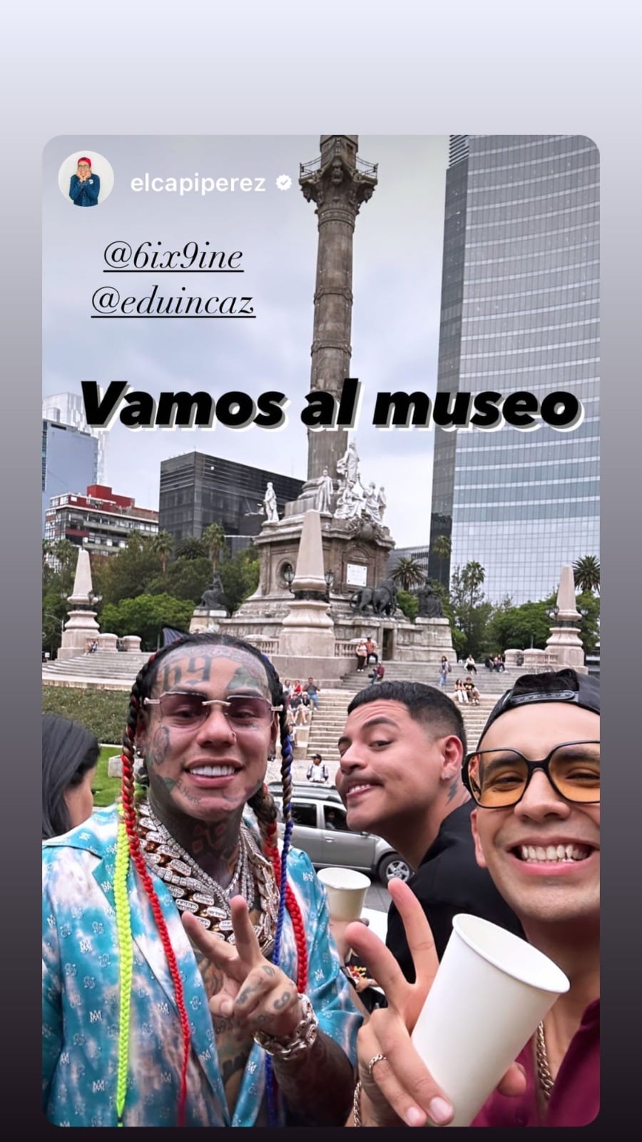 Capi Pérez, 6ix9ine y Eduin Caz