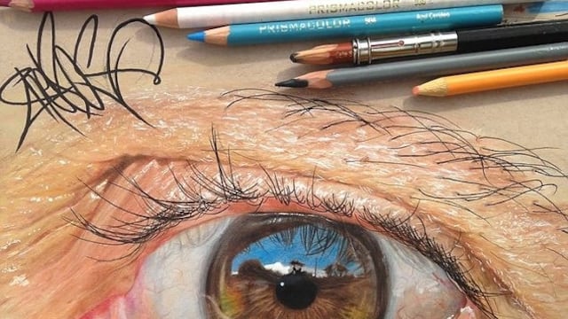Te presentamos los ojos hiperrealistas de José Vergara, un artista de 19 años.